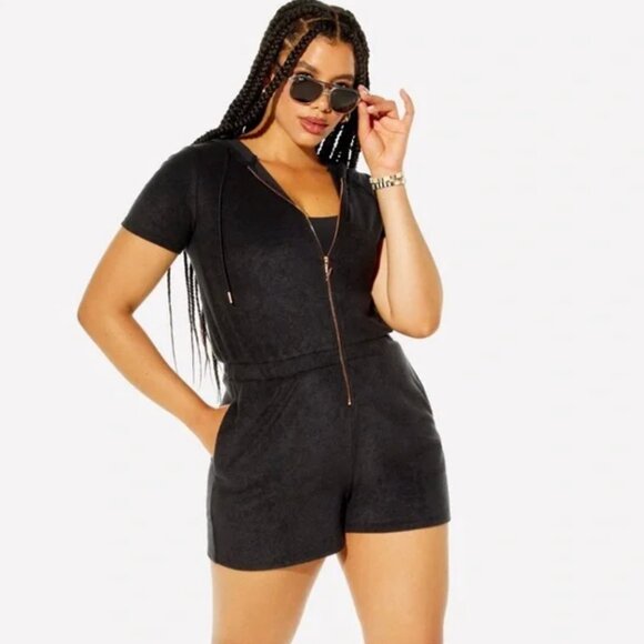 Yitty Pet Me Short Terry Romper NWT - Picture 4 of 16